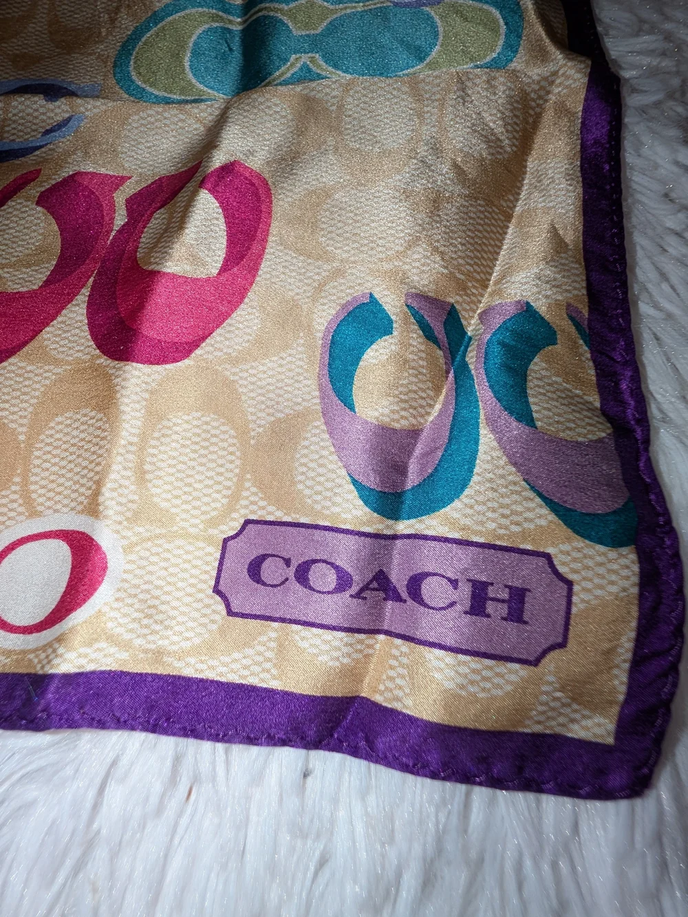 Coach elegant silk